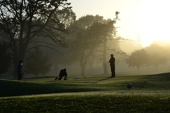 Maria Hyun; Early Morning on the Waitemata Golf Course