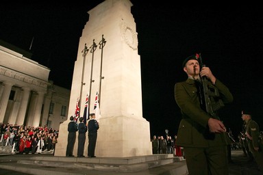 Xingzhe Liu; Lest We Forget; 2007 Anzac dawn service at Auckland Museum