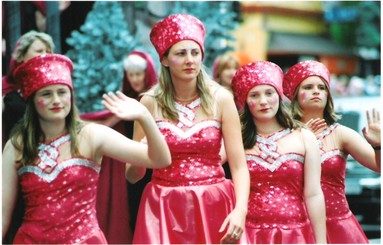Julia Cotton; Pretty in Pinks; Santa Parade 2006
