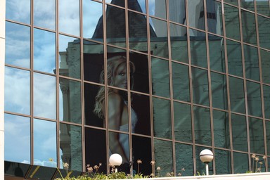 Graeme Reeves; Model reflection   downtown; Taken 2005