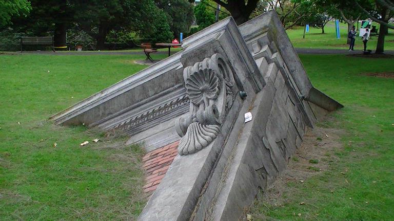 Helen Wong; Fallen Sculpture; Western Park