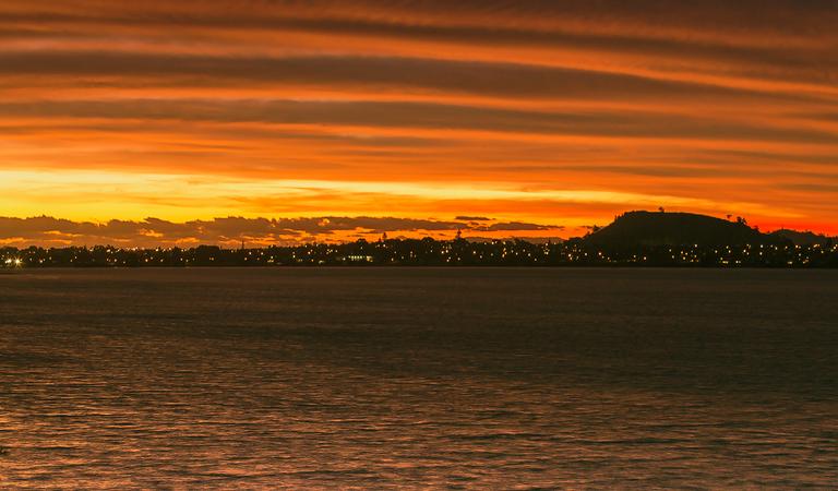 Sam Lu;Phenomenal Sunset view ;Taken from the Half Moon Bay