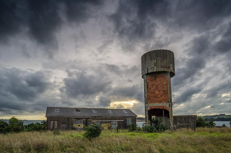 Ian Rushton;Old Water Tower;Motuihe Island