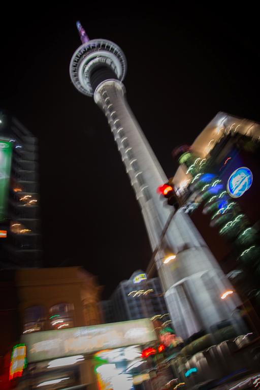  Handheld vision of nighttime Auckland