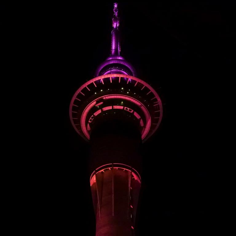 Ian Findlay; Night Lights; A recent stay in Auckland Inspired me to take this photo. I took it from the hotel window.