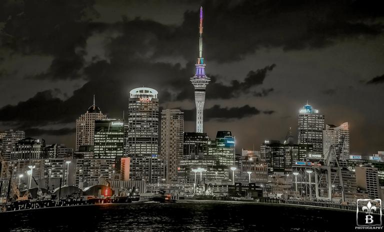  This photo was taken from Devonport wharf looking at Auckland city