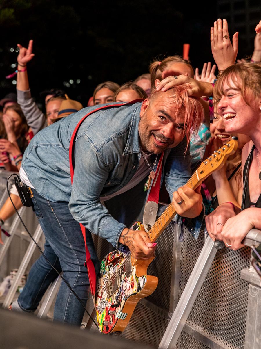 Amanda Hodge;Joe Walsh ;Playing alongside Gin Wigmore and getting up close to the crowd at Homegrown 2023