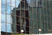 Graeme Reeves; Model reflection   downtown; Taken 2005