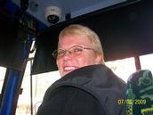 Sera Idil Kahyaoglu; Friendly Driver; she drives big bus to take me to the school