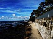 Carmen Castaño; Sky   Clouds   Sea    Rocks    Plants; what a lovely mixture of natural resources!