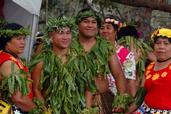 Andrew Brodie; Pasifika;Dancers waiting for their turn to perform.