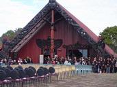 JayD; Bastion Point Marae; Waiting for the arrival of the Prime Minister at 25th Anniversary Bastion Point Occupation