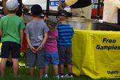 Mark Scotting;Free Samples; Rocket Park Mt Albert,Free samples attract interest
