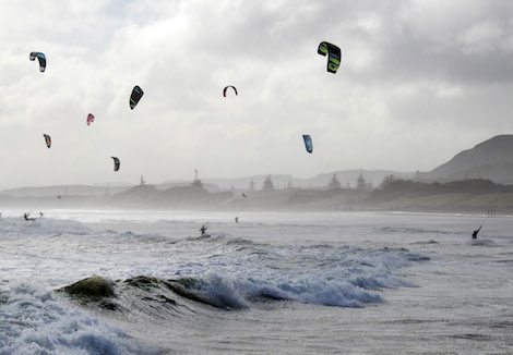 Denise Poyner, Muriwai kite surfers