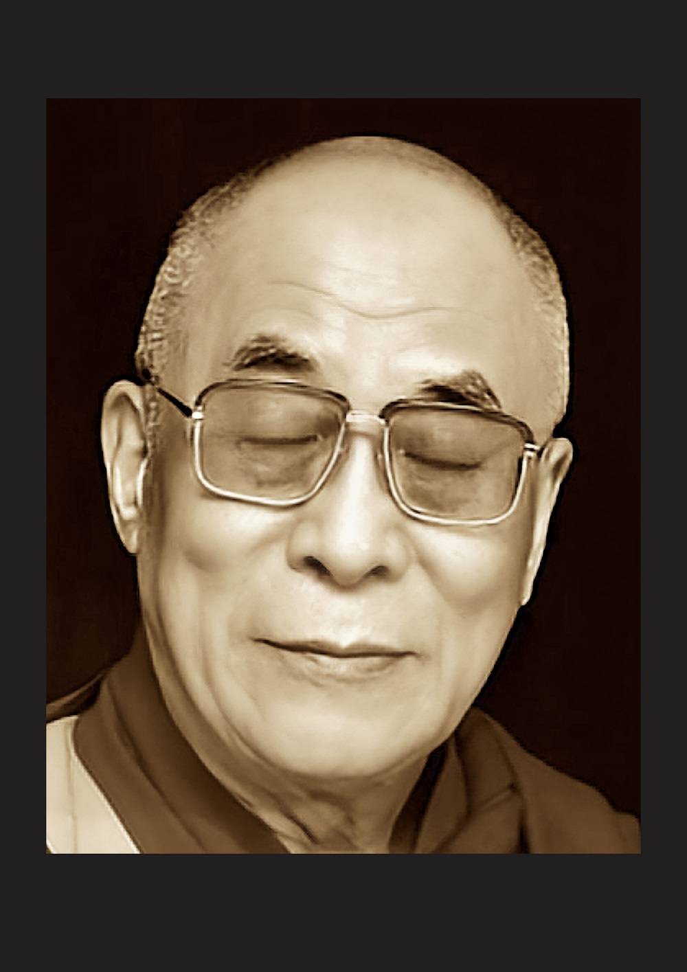 His Holiness Dalai Lama by Jon Carapiet/AI