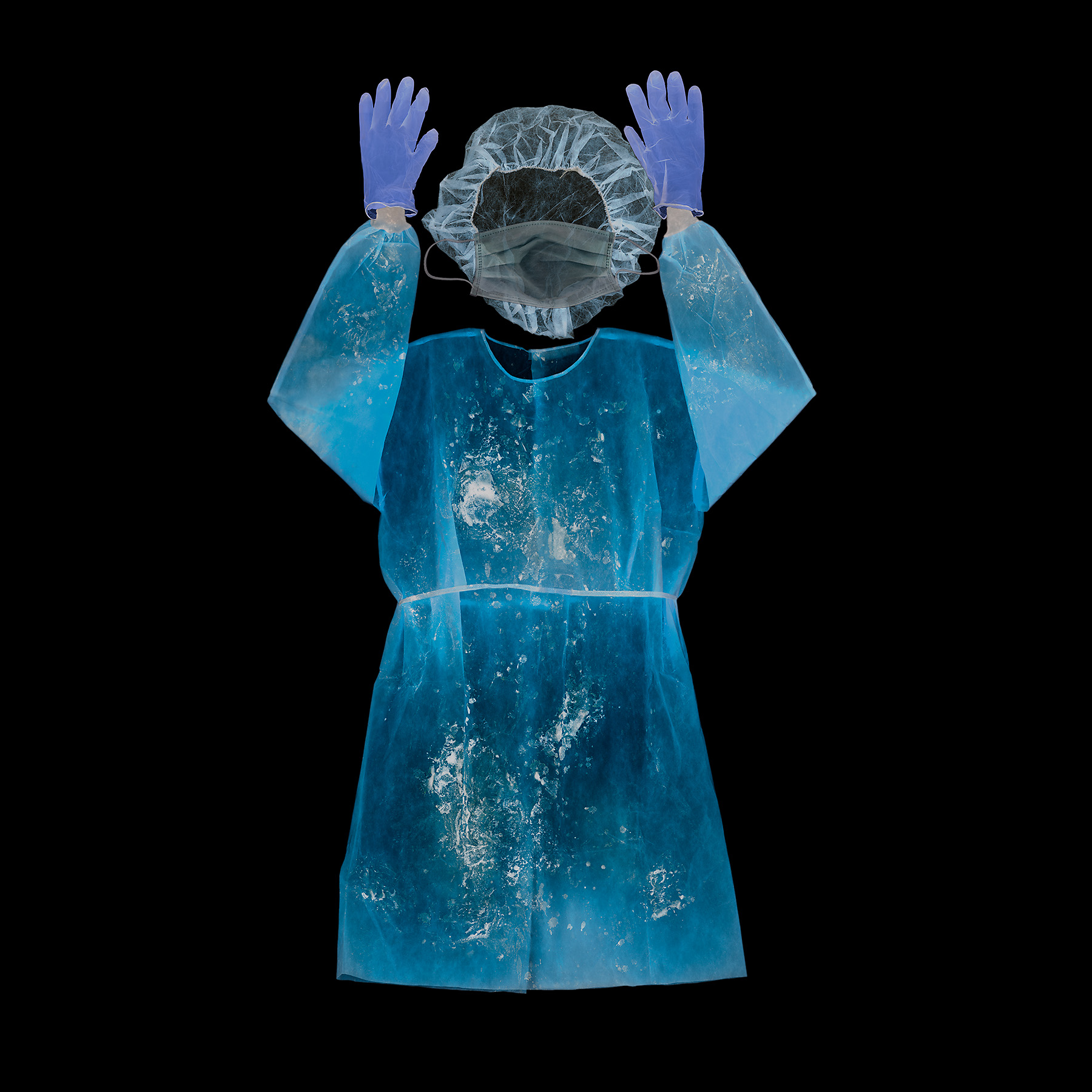 PPE Conflict Portrait- Surrender, Luminosity