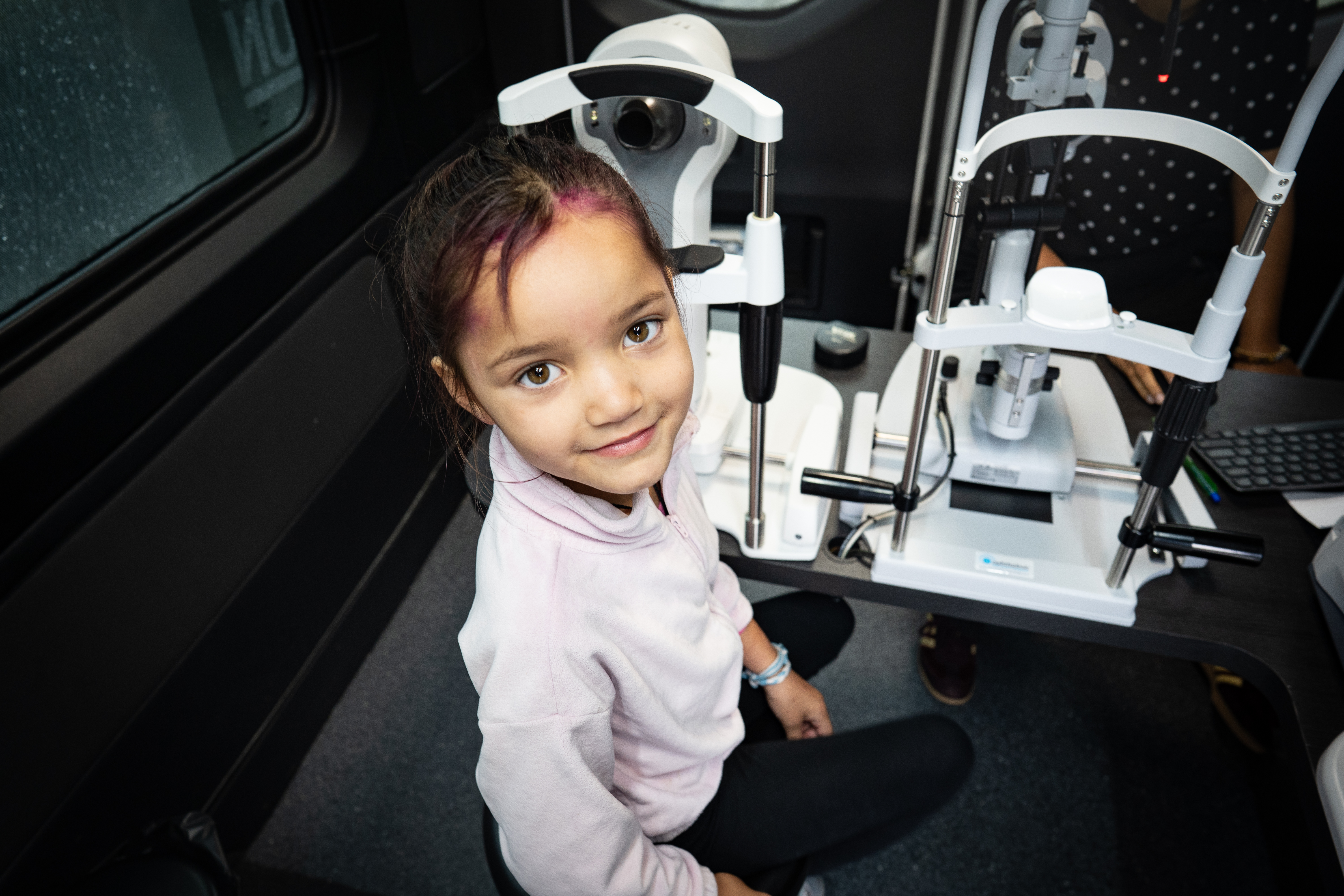 Francesca Brugnoli - Vision check on the Celia Mobile Clinic