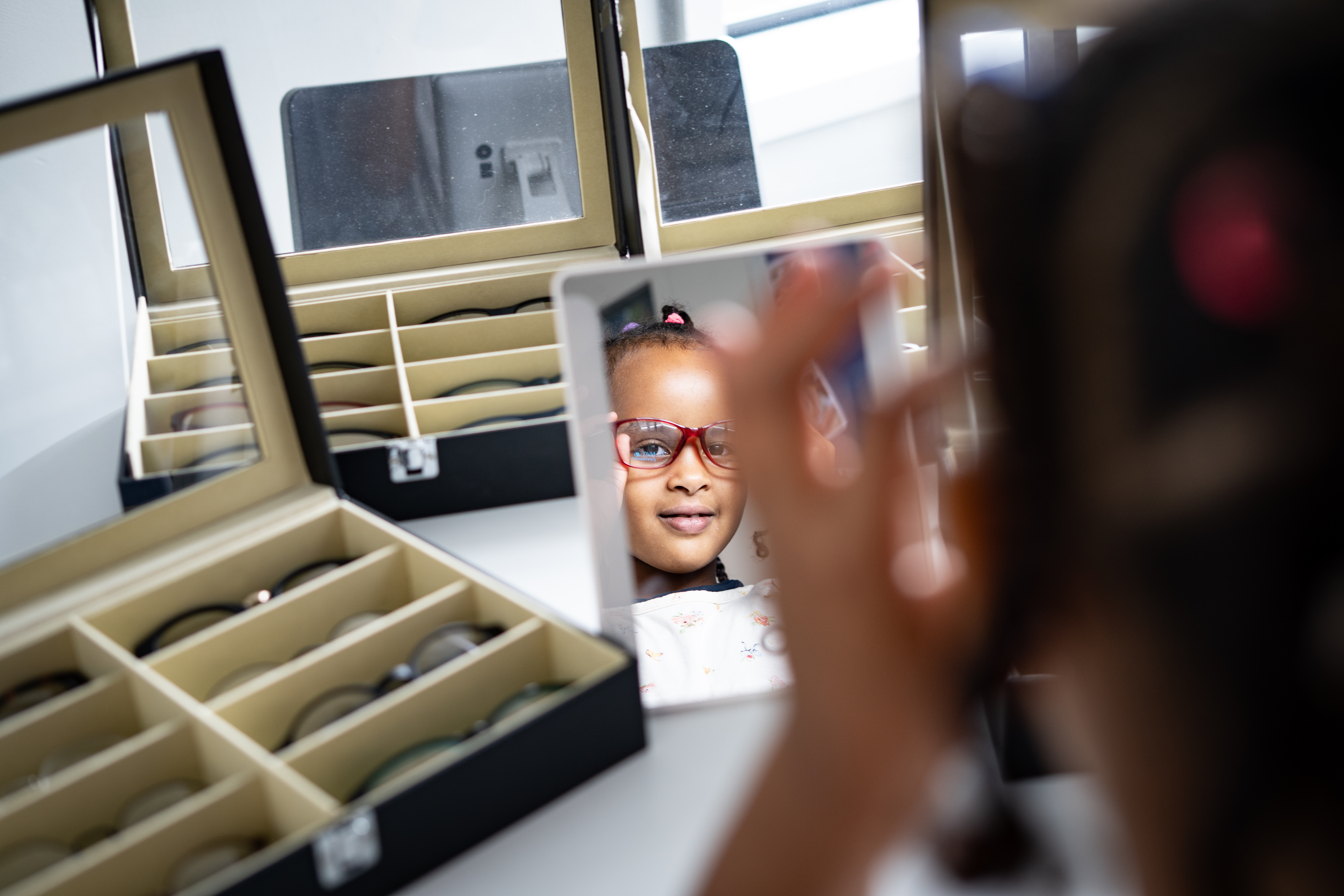 Francesca Brugnoli - Choosing Her First Pair of Glasses