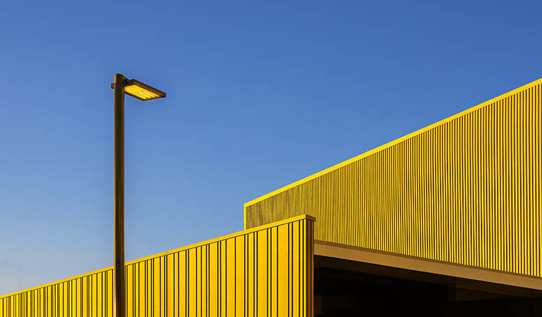 Yellow building