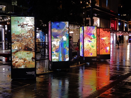 Lightboxes - Te Komititanga Square CBD