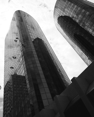 Stephen John Hardy; High rise window cleaners; Taken in central city