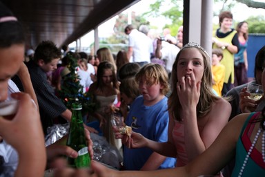 Stephen Hardy; Intermediate Graduation Dinner; Ponsonby Intermediate School graduation dinner were all the year 6 students crammed in their dinner in as fast as they could so has to not miss out on all the fun of the following dance, that was held at the Ponsonby Intermediate School in Ponsonby Auckland, fun was had by all