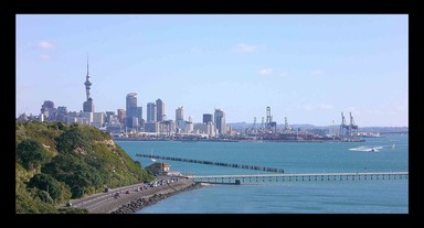 Chrysler Menchavez; View of Ak City from Savage Memorial Park