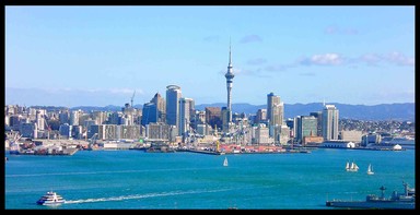 Chrysler Menchavez; View of Ak City from Mt Victoria Devonport