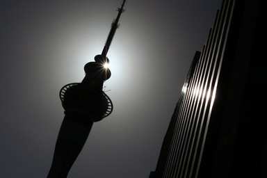 Nayden Koon; Sky Tower Silhouette;