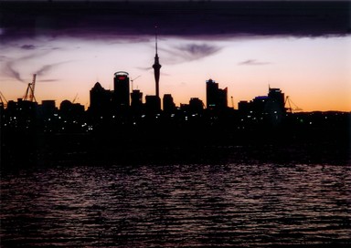 Scottie Peng; Auckland Silouette from Devonport; Auckland waterfront is so romantic