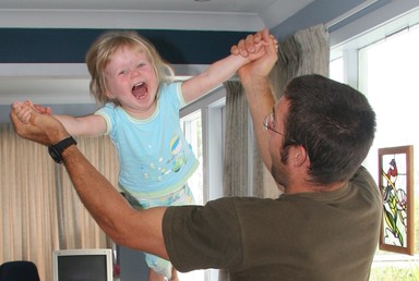 Lyall Reynolds; Fun with Dad; Grandaughter Chloe Reynolds