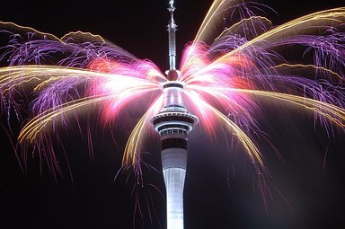 Scott Diamond; Tsunami New Years Eve 2005/6; Photo taken from my balcony on Cook Street