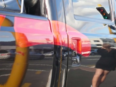 Gabrielle McKone; Jervois Rd.1; Photograph of the ZM van outside the BP Station at around 5pm on 19th April