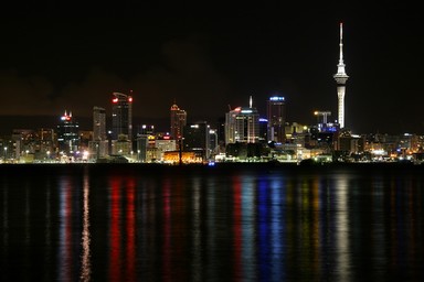 Kennedy Speirs; City Reflections; Canon 20D, 6s at f8 ISO200, taken from Bayswater Marina shortly after midnight last December.