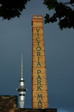 Ben Crawford; The Chnaging Face of Auckland's Skyline; Victoria Park Market, Below Northern Motorway bridge