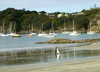 Denis La Touche; Easter Wedding   Oneroa Beach