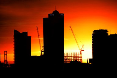 Stephen Hardy; Evolution; Taken at sunrise from Ponsonby Road, The birth of a new day and the evolution of Auckland City