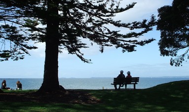 Juliet Stanton; Looking out to sea