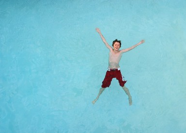 Mike Thornton; Free Falling; Grandad's Pool, Sandspit