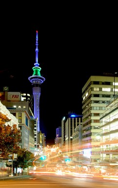 Deborah Dewhirst; Victoria Street Lights; Lights in Victoria Street, taken the night of the Lantern Festival, 2 March 2007