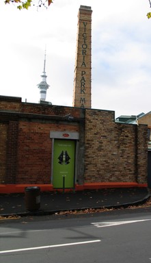 Ann Cameron; Two towers; Taken from under the Victoria Park viaduct