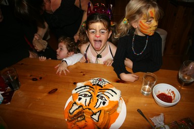 Amanda Odlin; in the jungle; Jai's 3rd birthday on Waiheke Island
