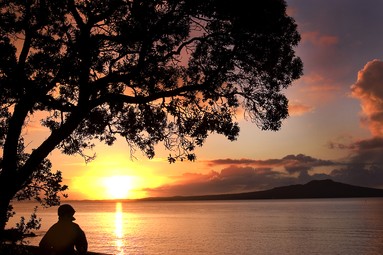 Sotheany Ream; Jogger; Morning Jogger jog along the Takapuna Beach