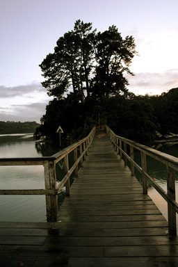 Sam Mence; Sunrise; Wharf of Beachhaven Point