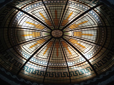 Barbara Holloway; Mercury Theatre dome; Hidden Jewel of yesteryear; shot taken lying on the floor looking up!