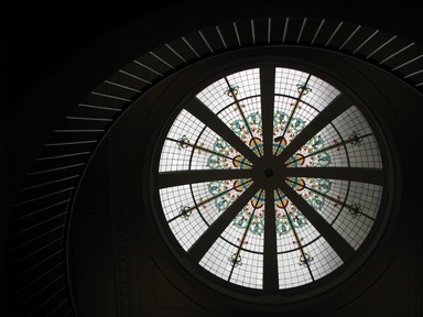 Tim Hooper; Auckland's Light; Sunlight filtering through a sky light in the Britomart station in Auckland as taken before beginning the journey home for the day