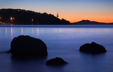 Shona Kebble; Maraetai At Dusk