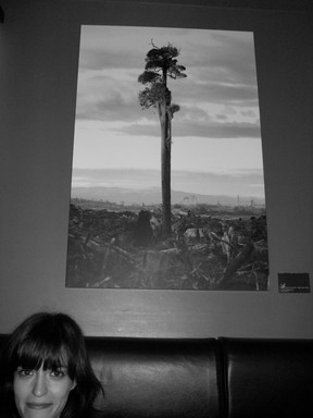 Ewen Hall; happy devastation; friend carlota at a downtown bar in auckland