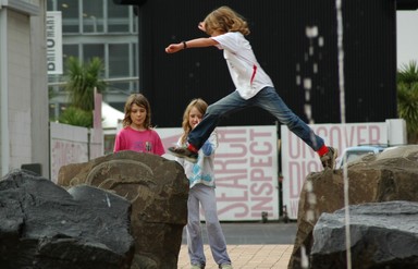 Fergus Clark; Of course I can make it; Britomart rocks and water