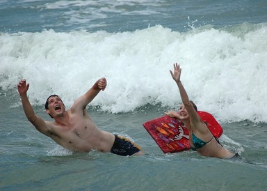 Peter MacDonald; Auckland Beach fun